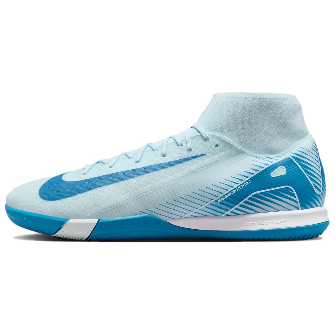 

Футбольные бутсы Mercurial Superfly 10 мужские среднего размера Glacier Blue / Orbit Blue Nike