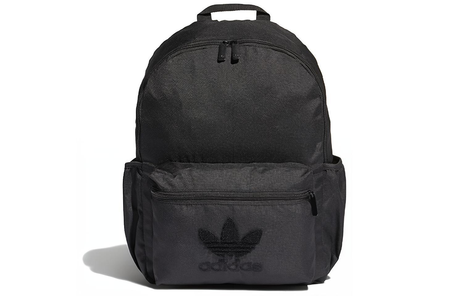 

Adidas Originals Полиэстеровый рюкзак обычный унисекс чистый черный, Pure Black