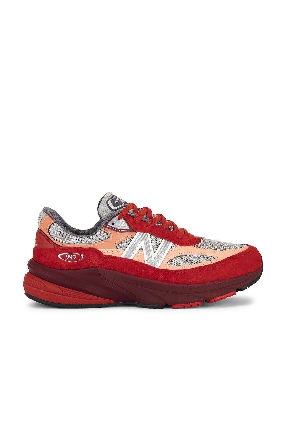 

990 Кроссовки New Balance, Molten Lava, Monarch Burgundy, & Slate Grey