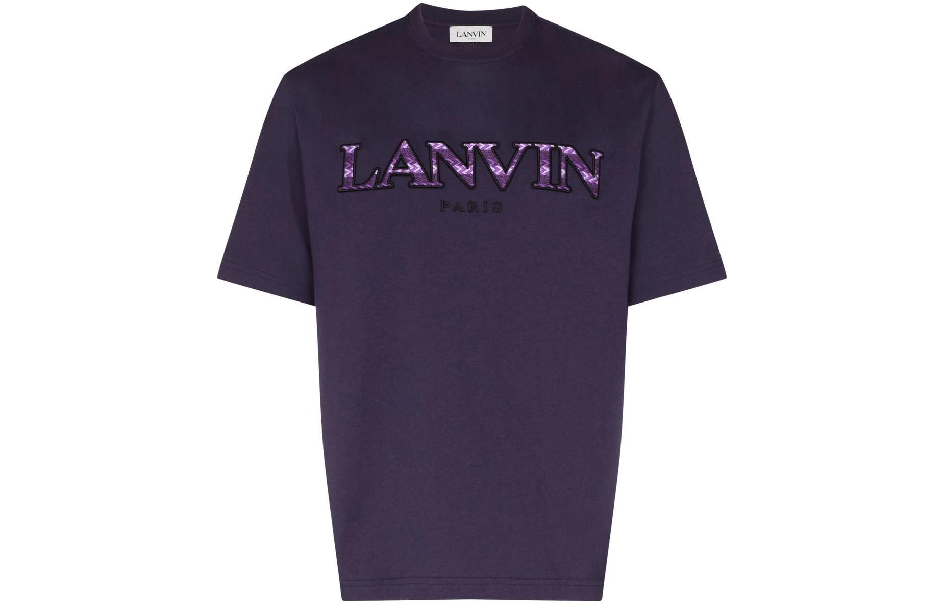 

Футболка мужская фиолетовая Lanvin