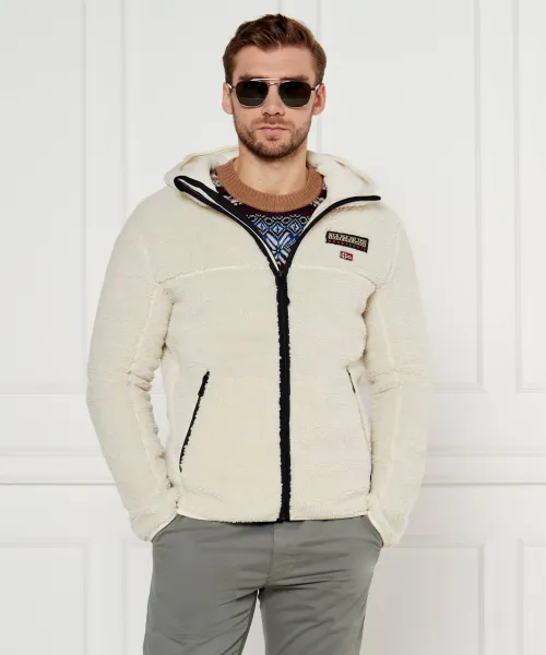 

Флисовая куртка t-tynik Regular fit Napapijri, бежевый