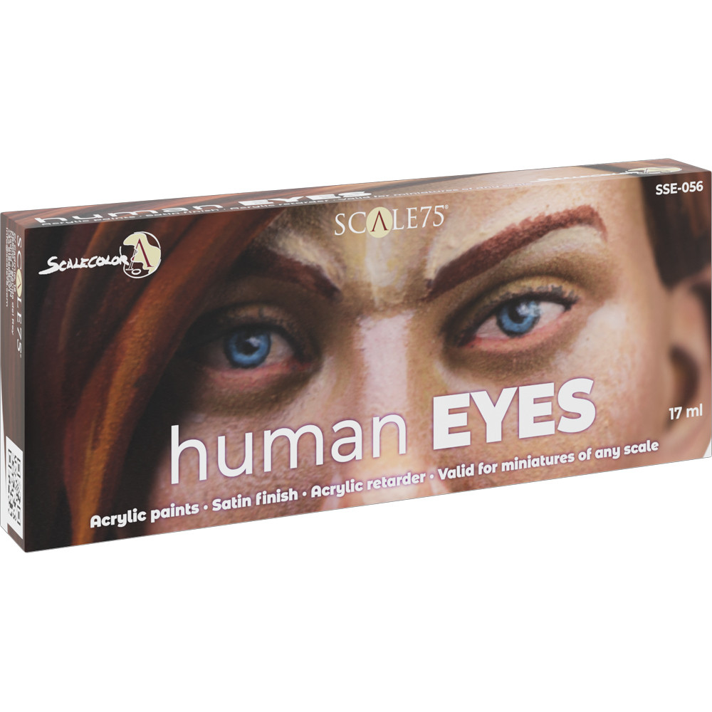 

Аксессуары Scale 75 USA Scale Color Paint Set: Human Eyes