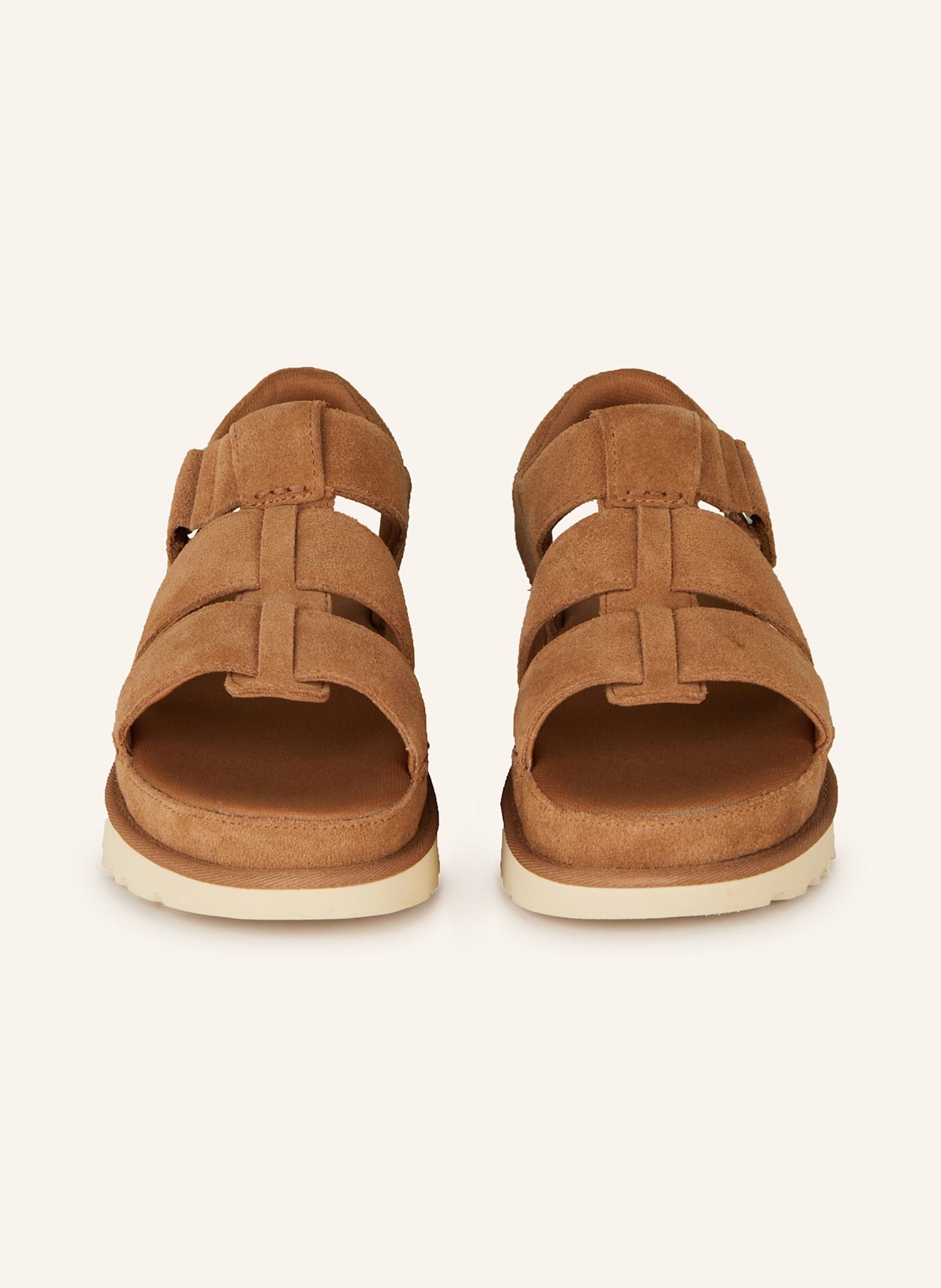 Сандалии Goldenstar Ugg, коричневый — фото 3