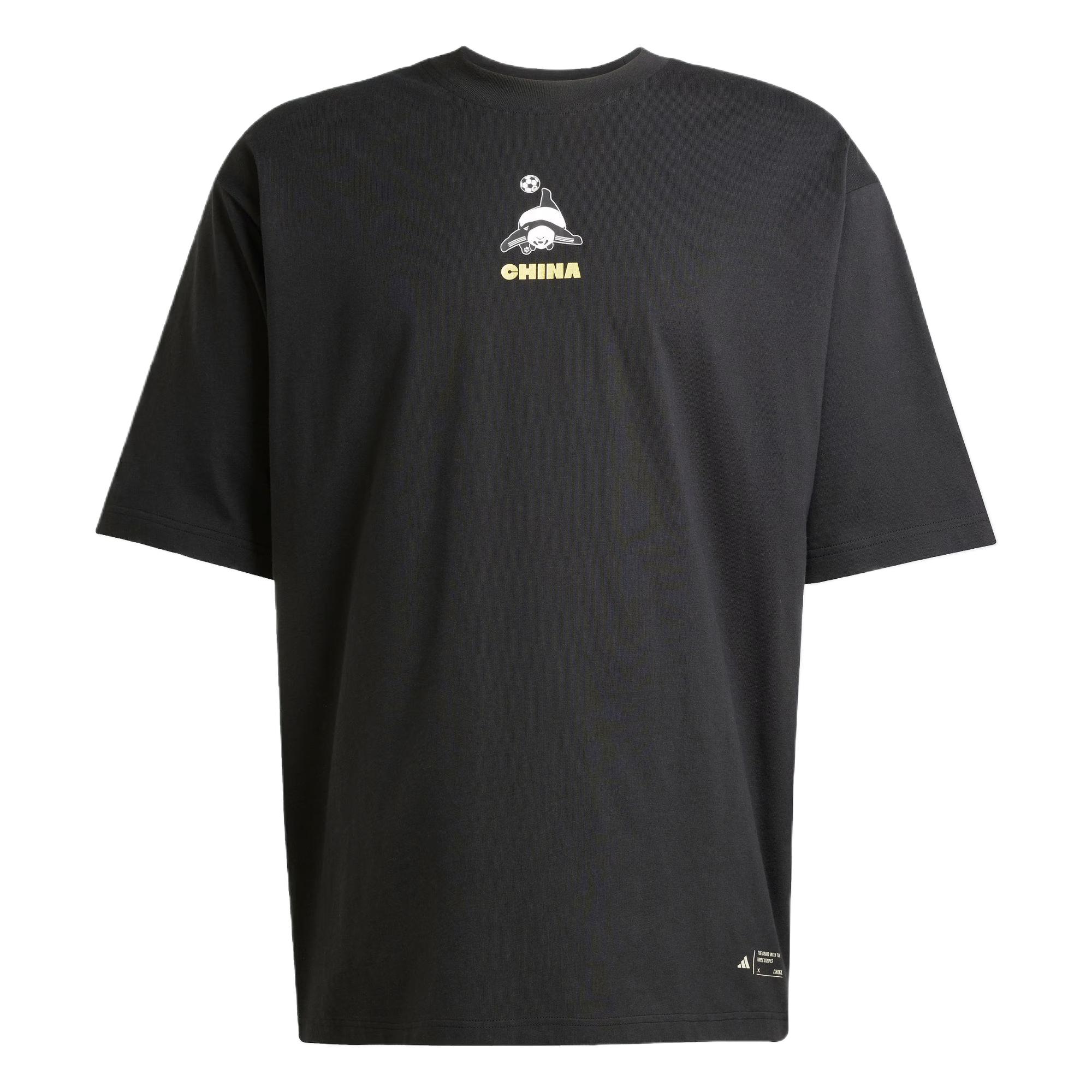 Adidas Футболка M PANDA GOAL T Unisex Black — фото 3