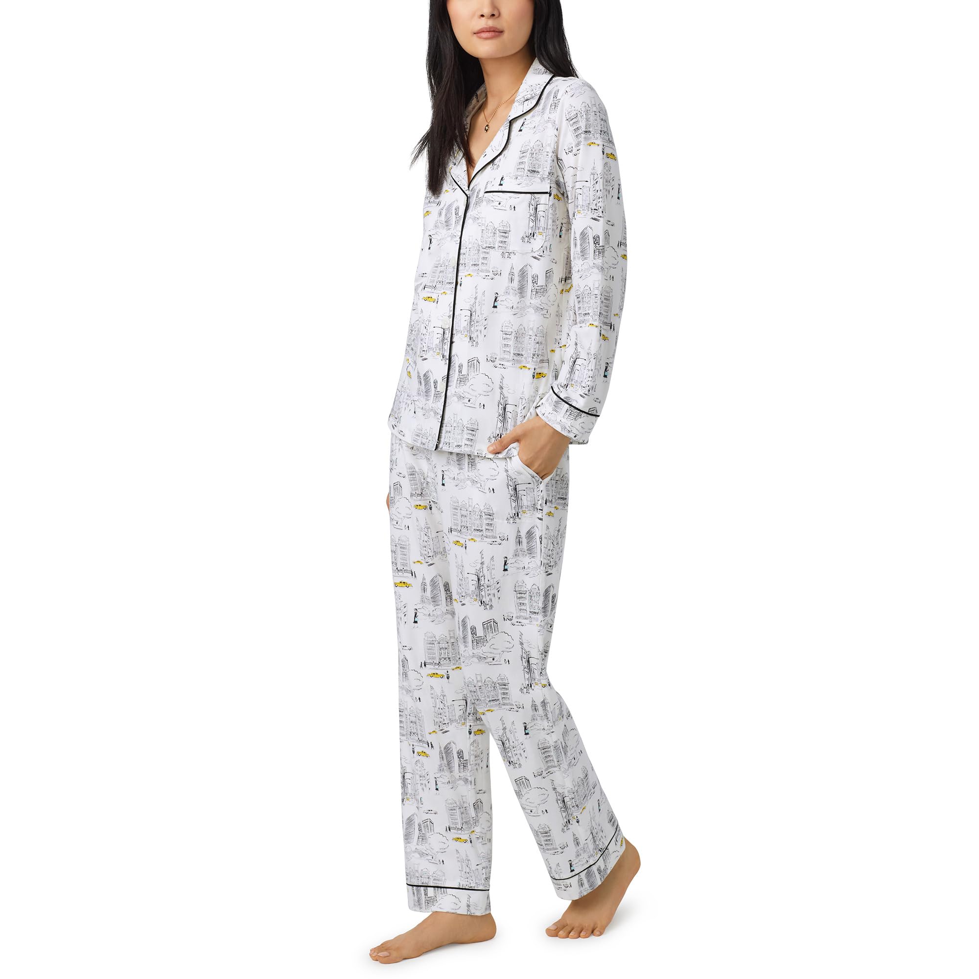 

Пижама Bedhead PJs Organic Cotton Jersey Long, цвет City That Never Sleeps