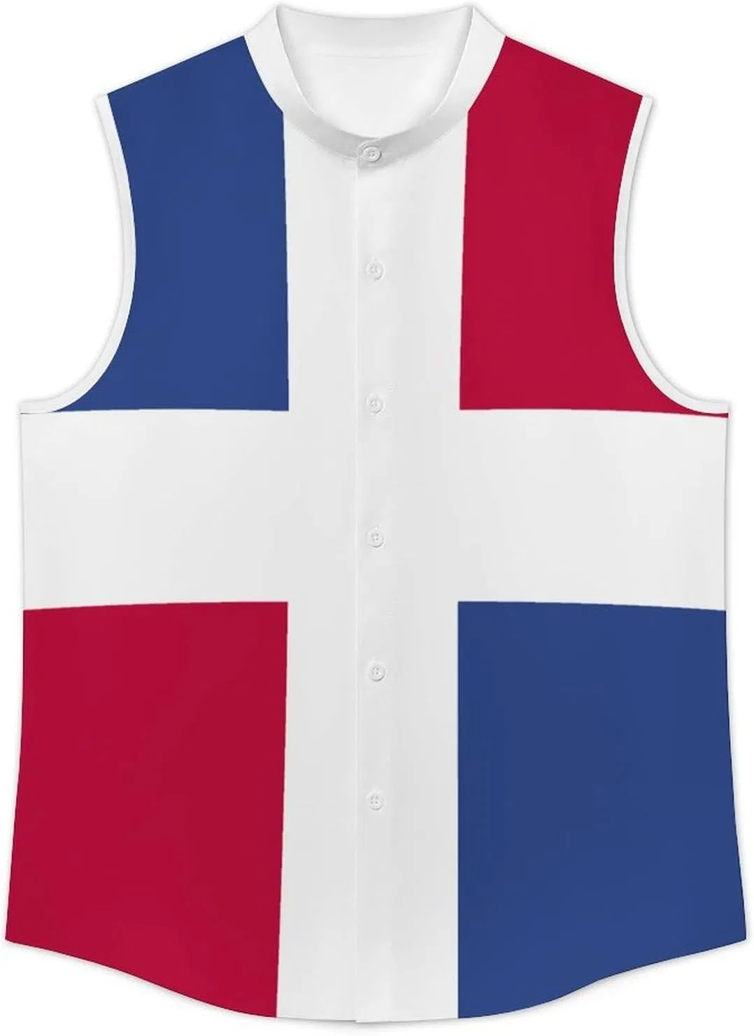 Майка-топ Uganda Flag, Polyester, White — фото 3