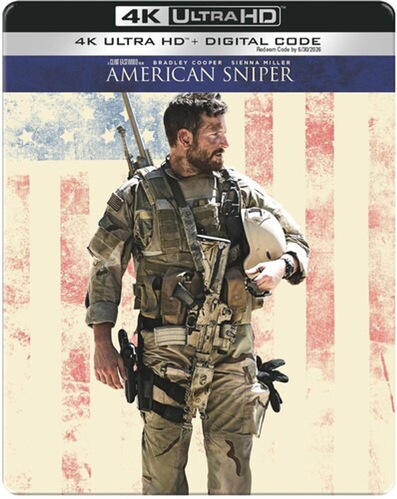 

Диск 4K UHD American Sniper [2014] (Steelbook)