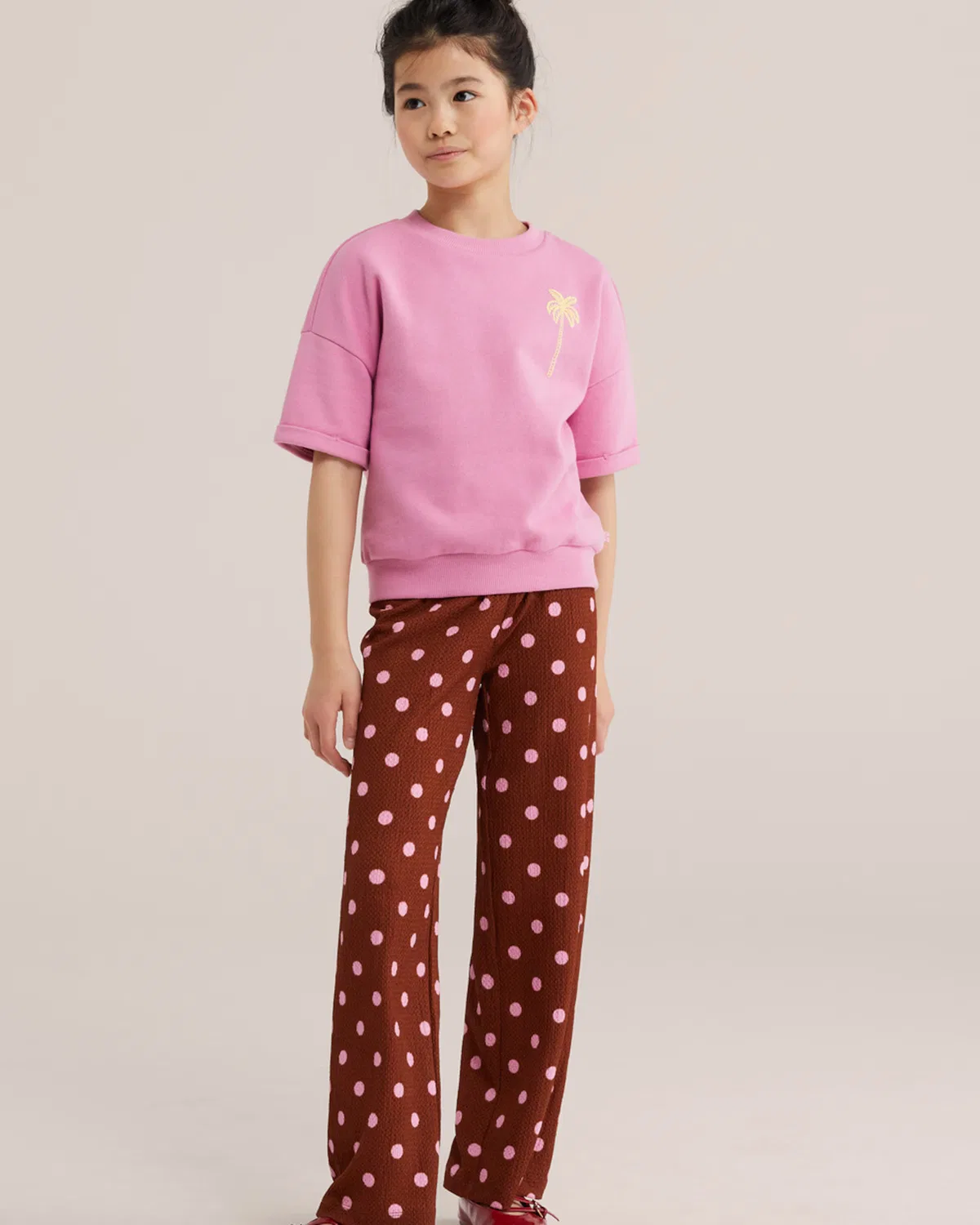 Брюки We Fashion Regular Pants, коричневый — фото 4