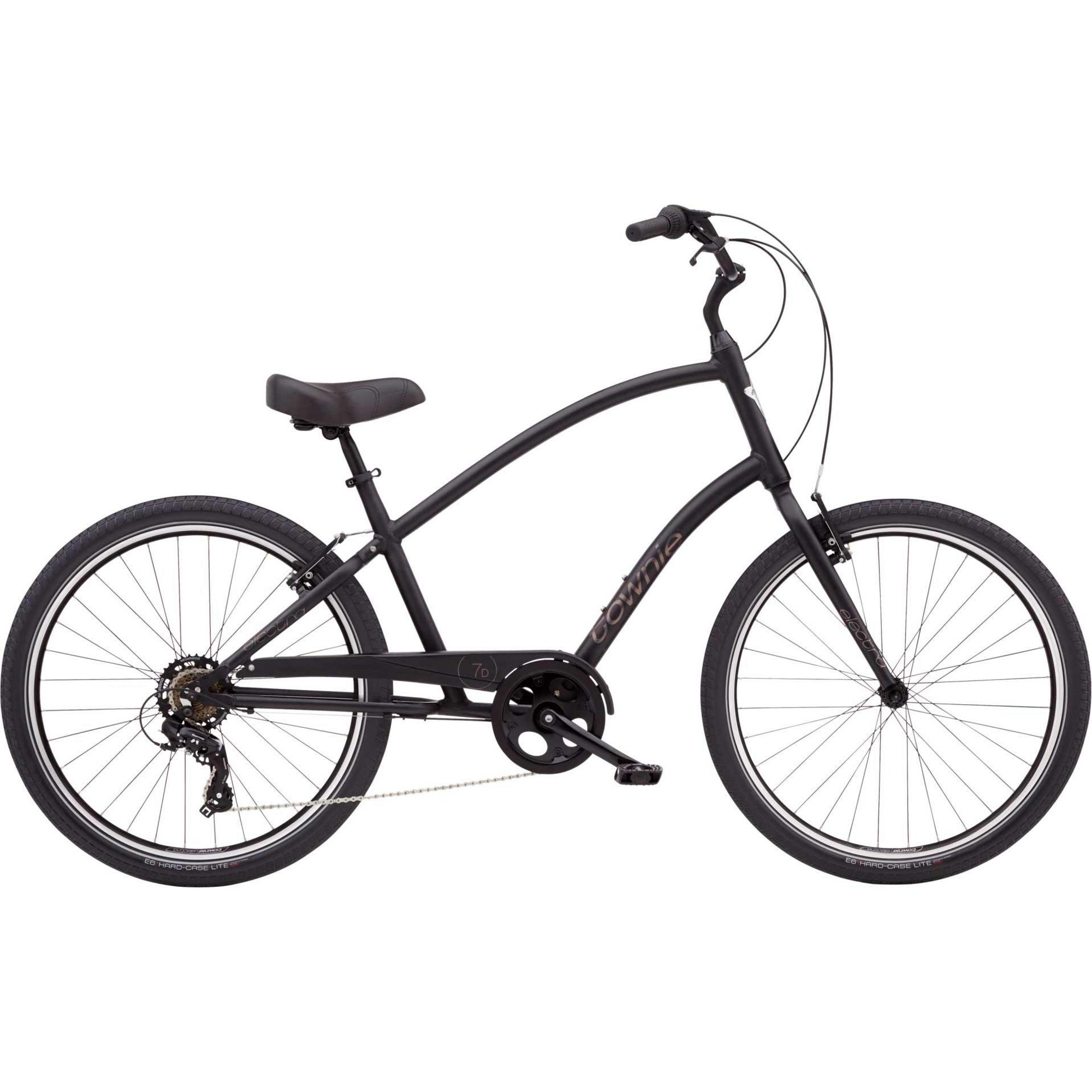 

Велосипед Townie 7D Step-Over Cruiser Electra, Matte Black