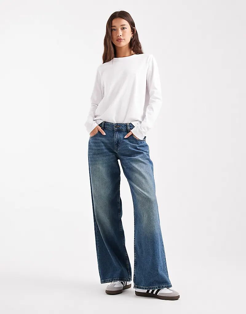 

Лонгслив свободного кроя с длинными рукавами Vero Moda белого цвета