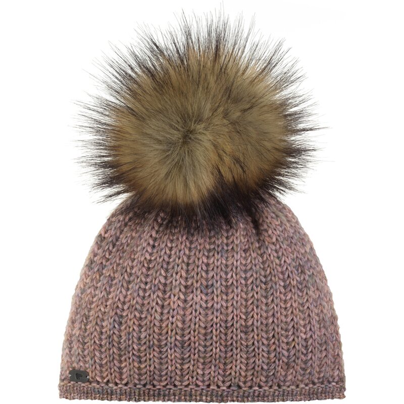 

Шапочка-Помпон "Aurelie lux" Eisbär, цвет rosa-h.braun