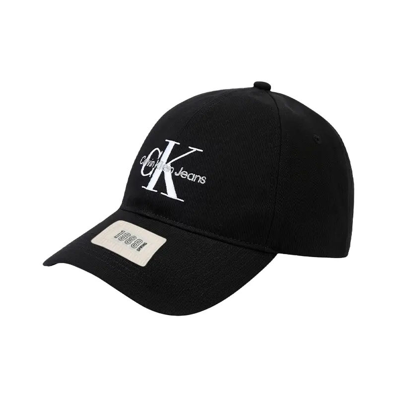 

Calvin Klein Хлопковая бейсболка унисекс черная, Black