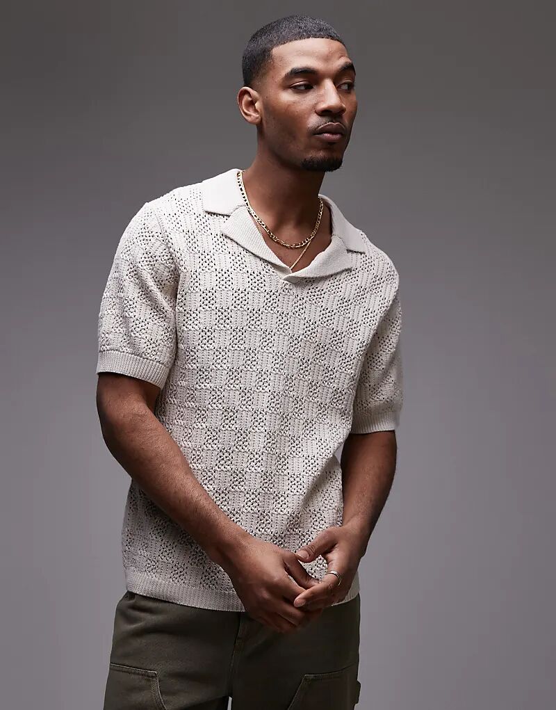 

Поло Topman крючком в камне