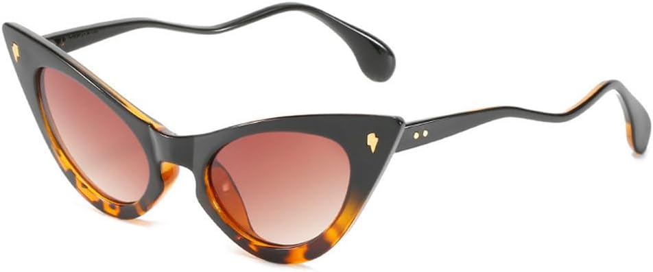 

Роскошные солнцезащитные очки «кошачий глаз» для женщин, сексуальные ретро-очки в стиле «кошачий глаз», маленькие солнцезащитные очки, яркие очки для женщин TYUVIVO, 6