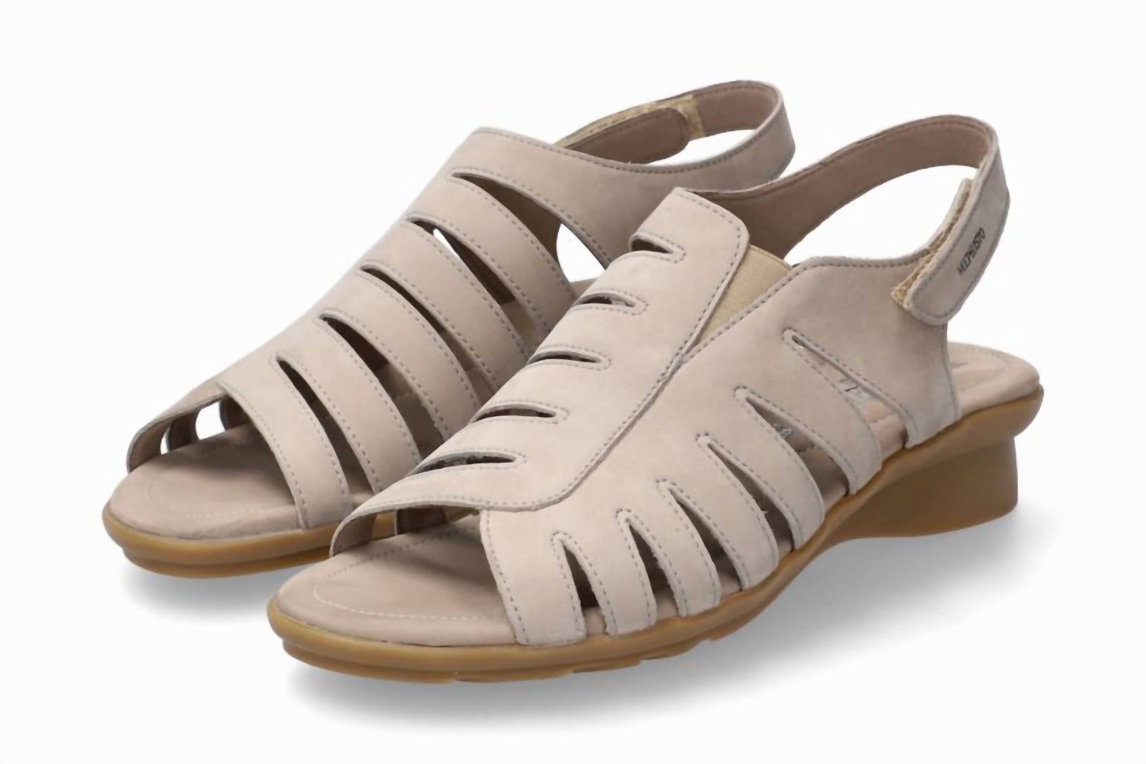 Women's Praline Dress Sandal In Warm Grey MEPHISTO — фото 3