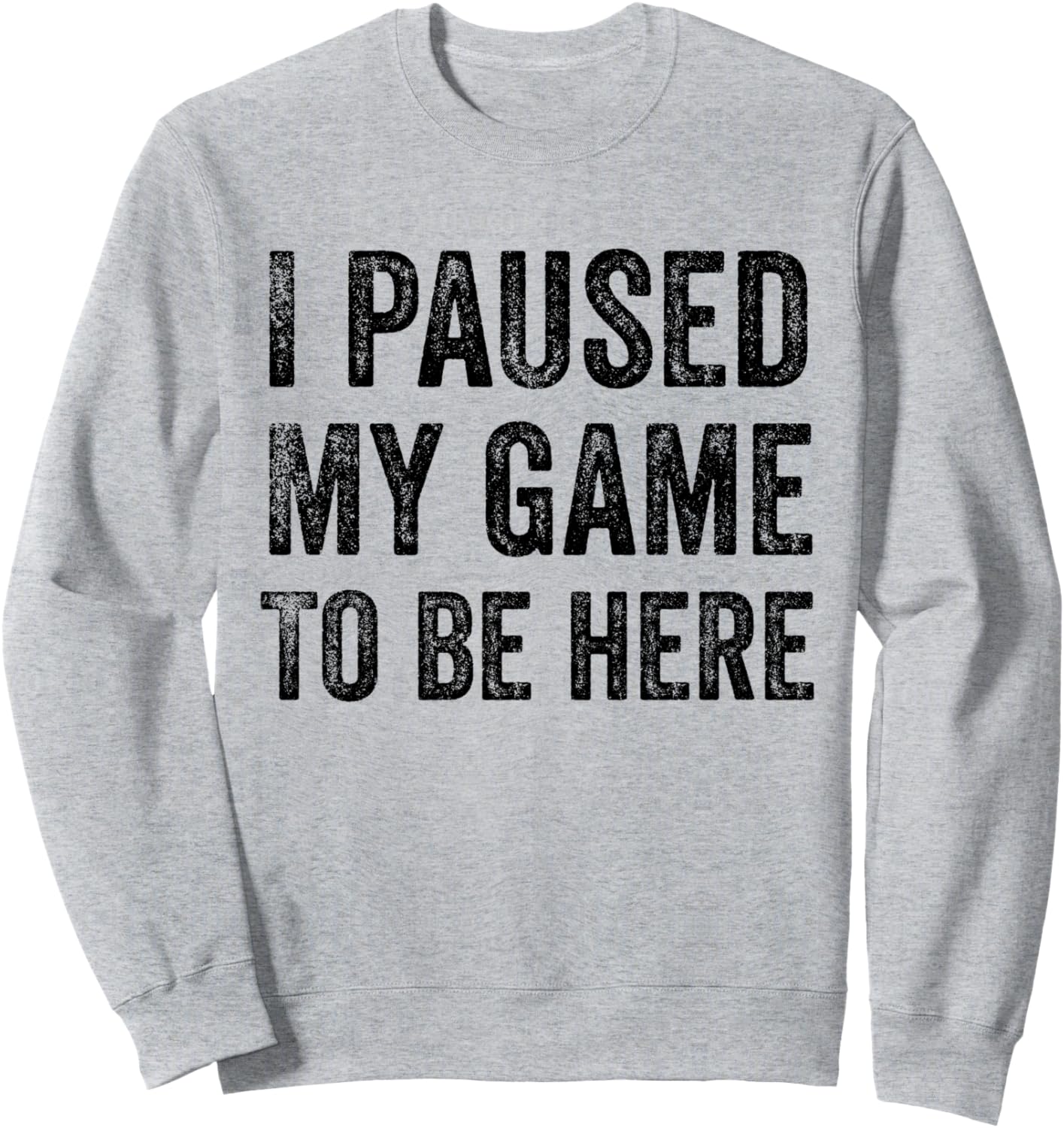 

Футболка с коротким рукавом «Я поставил игру на паузу, чтобы быть здесь», серая, размер S Short Sleeve