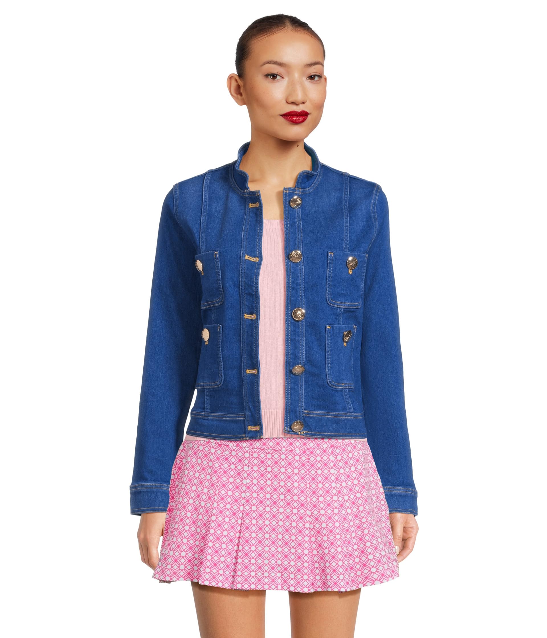 

Куртка Lilly Pulitzer Shepa Denim Jacket, цвет Medium Wash