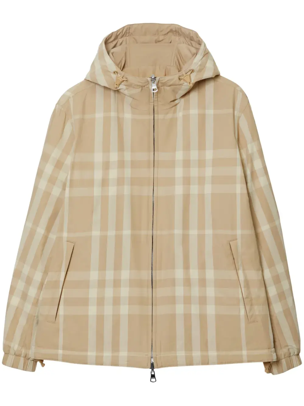 

Куртка в клетку Vintage Check с капюшоном BURBERRY, нейтральный