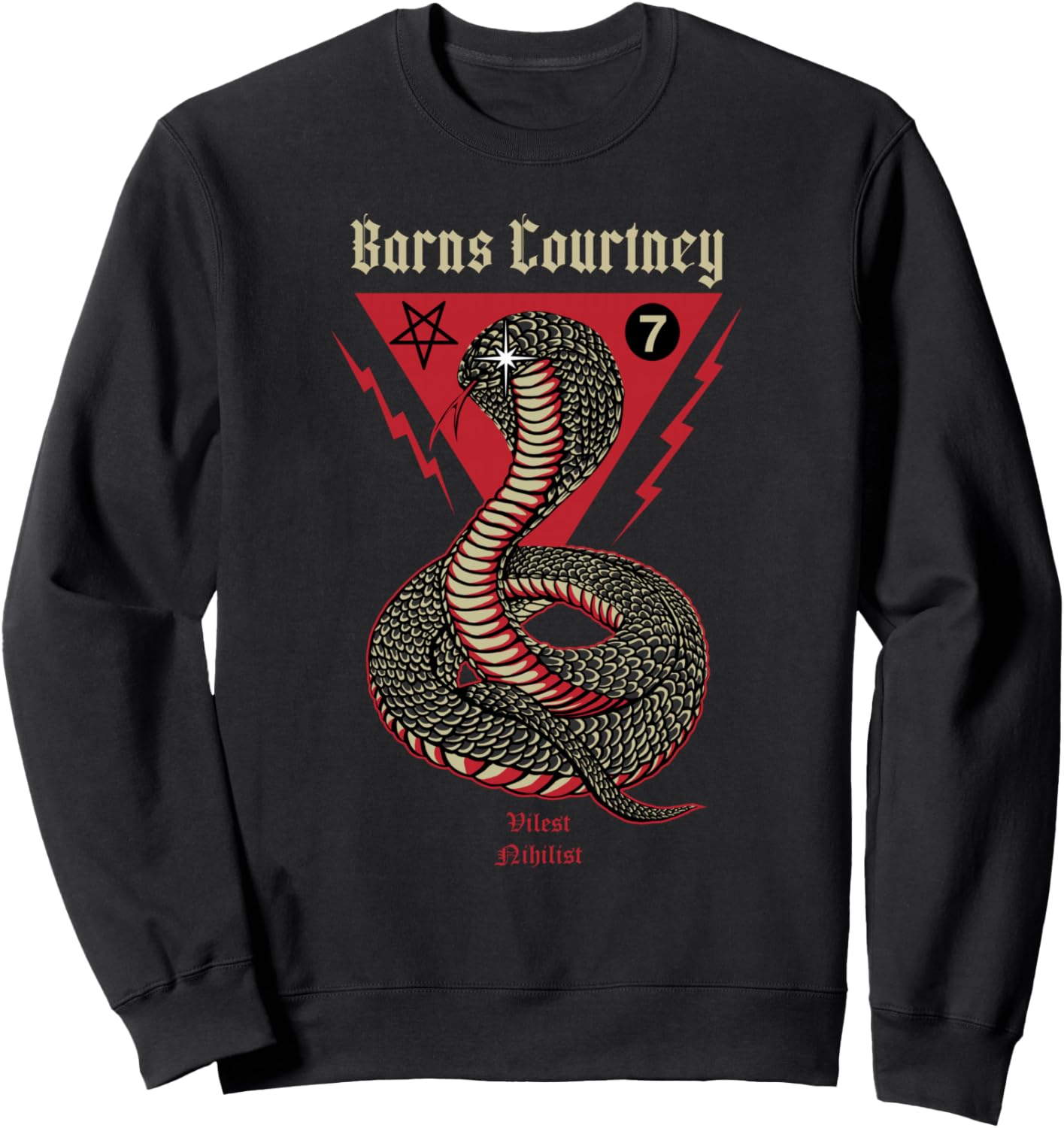 

Толстовка Barns Courtney - Cobra On Black, черная Barns Courtney Official, Черный, Толстовка Barns Courtney - Cobra On Black, черная Barns Courtney Official