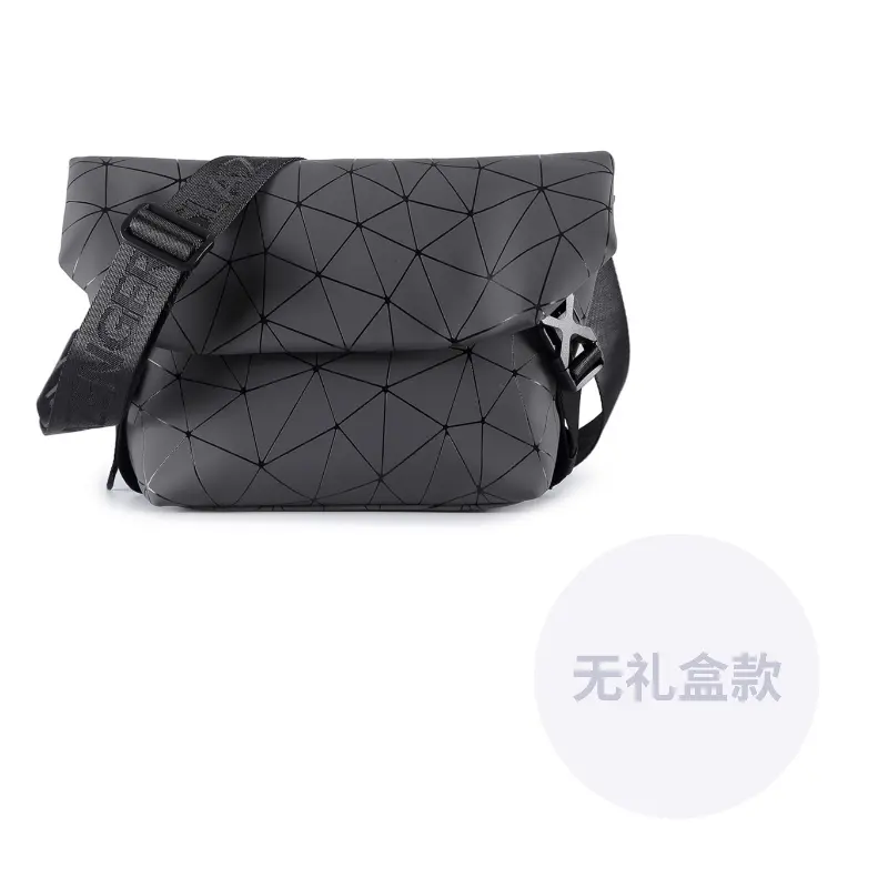 

Slazenger Мягкая кожаная поясная сумка унисекс, Diamond Pattern Dark Gray