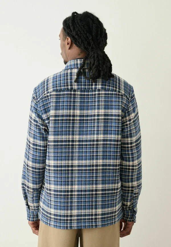 Куртка Regular fit patchwork summer jacket Next, индиго — фото 3