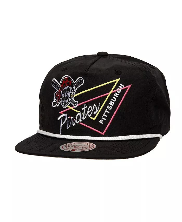 

Мужская черная регулируемая кепка Pittsburgh Pirates Pew Pew Deadstock Mitchell & Ness, черный