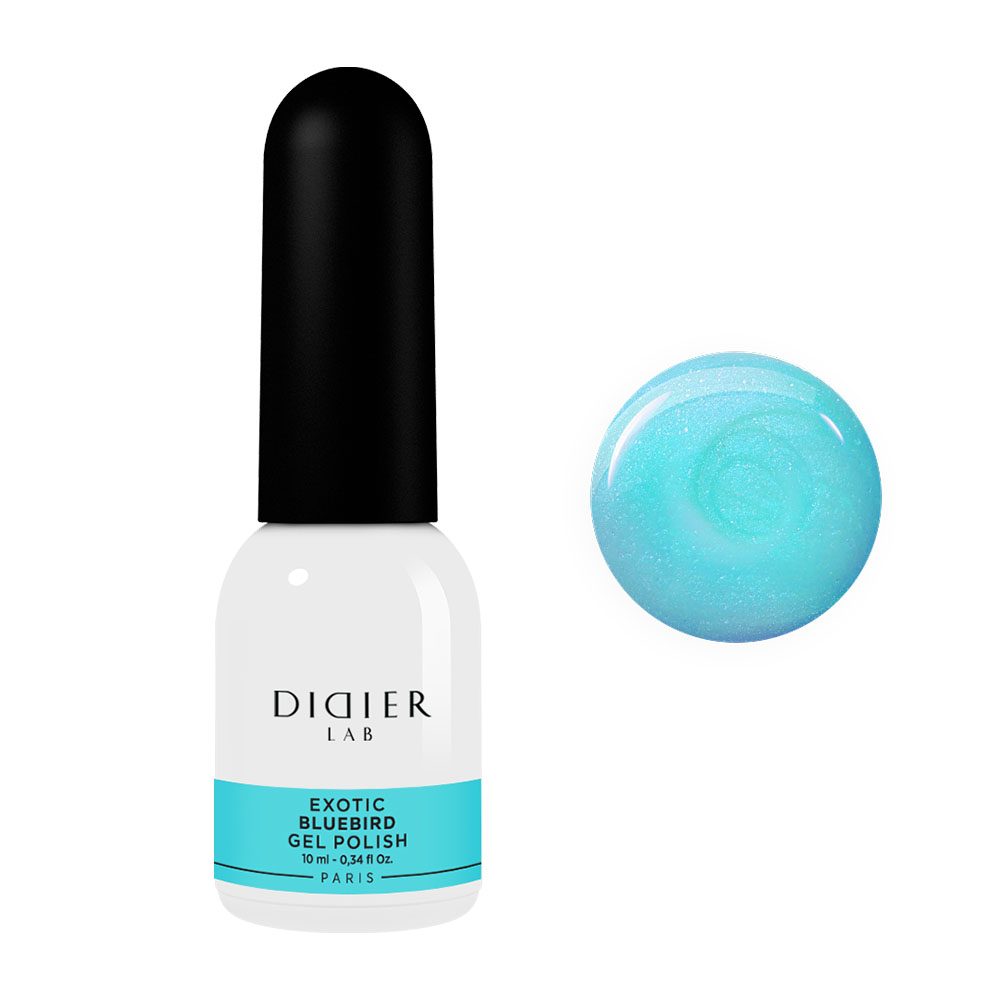 

Гель-Лак для ногтей gel polish exotic Didier Lab, цвет bluebird, 10 мл
