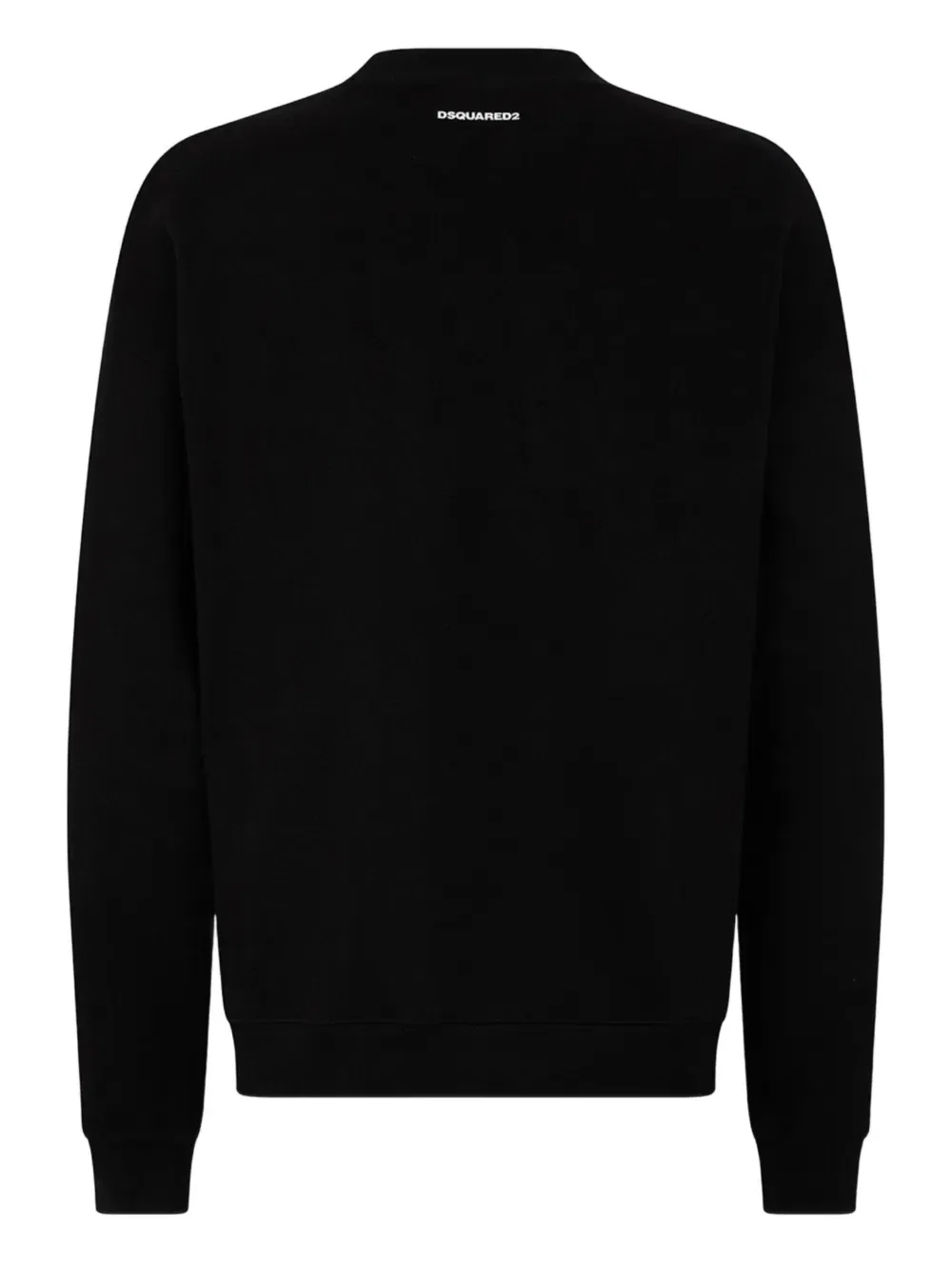 Свитшот Iconique с круглым вырезом Dsquared2, черный — фото 2