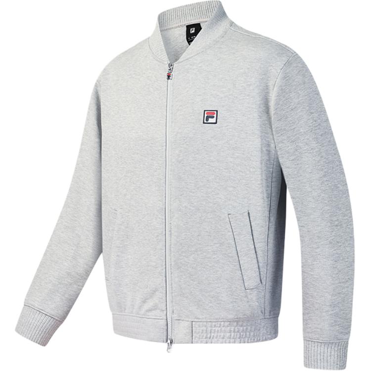 

Теннисный джемпер Unisex Smoke Cloud Heather Gray MG FILA, серый