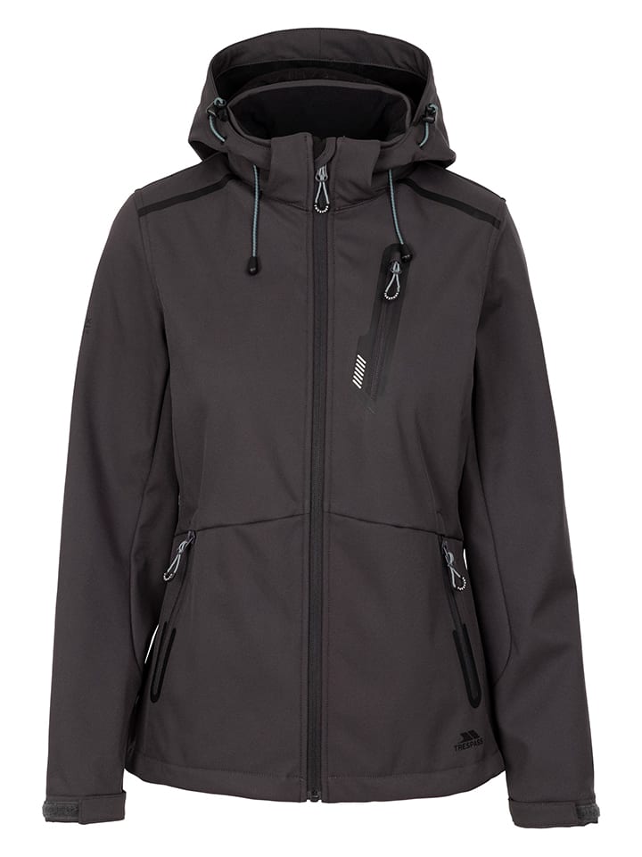 

Trespass Куртка-софтшелл "Neman" антрацитового цвета