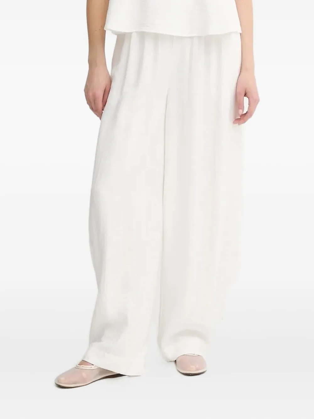 

Прямые брюки с кулиской Gestuz, белый