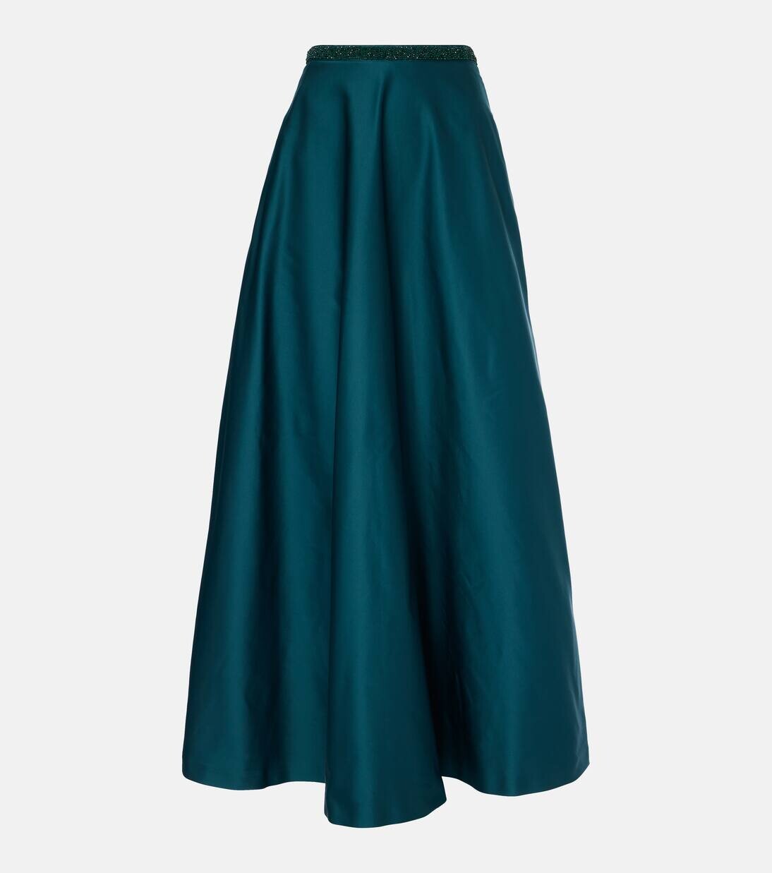 

Юбка макси с отделкой Brasile Max Mara, цвет verde eden