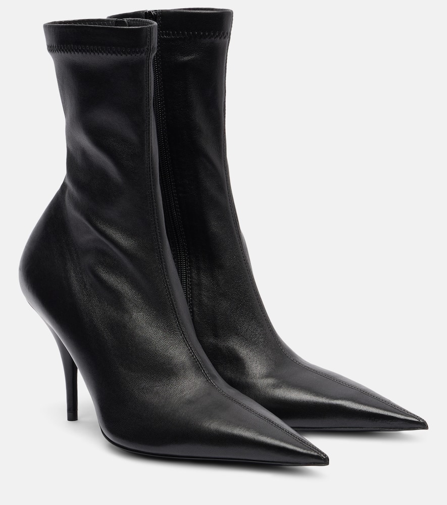 Кожаные ботинки Avenue 90 Balenciaga, Black/Gold