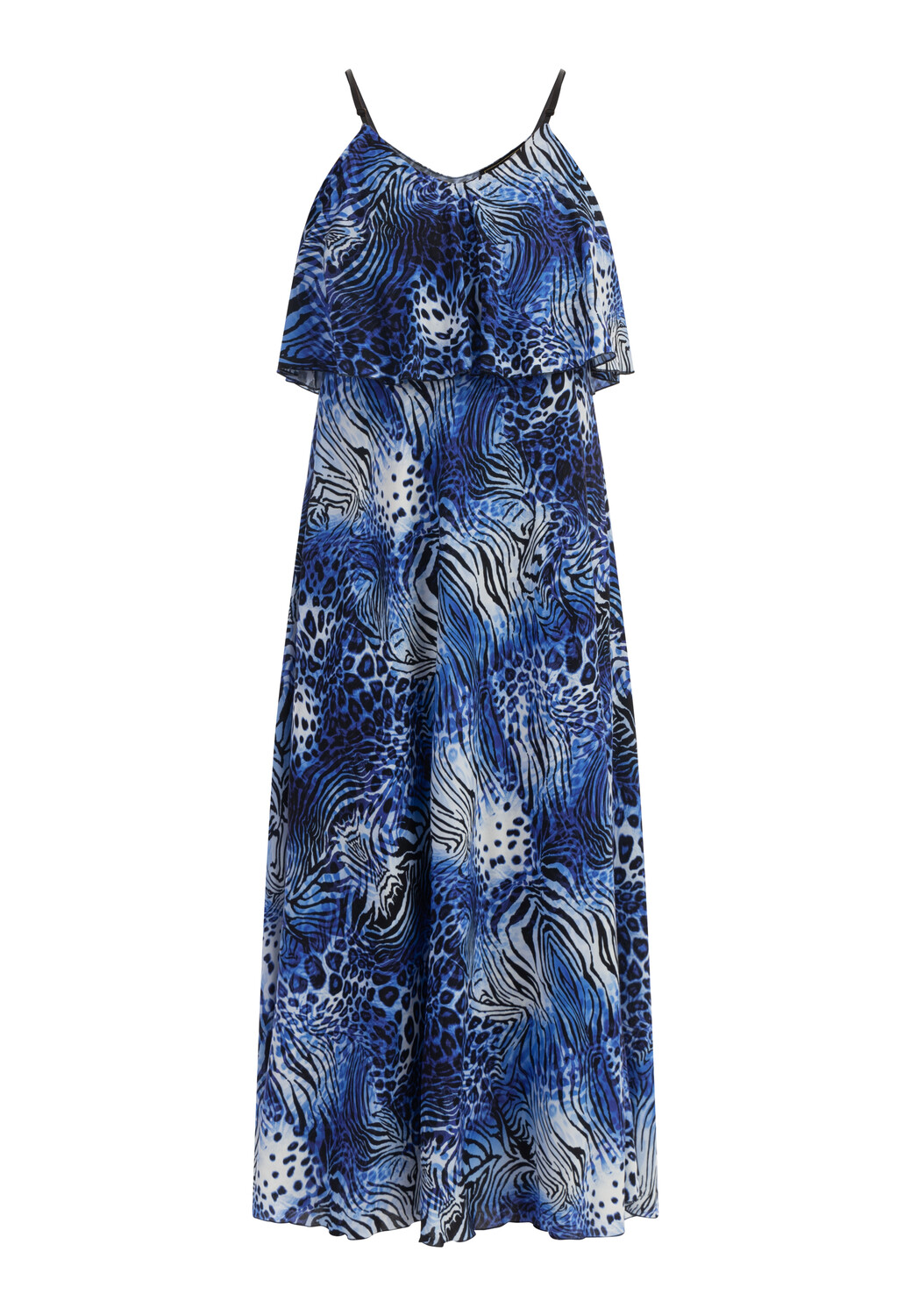 

Платье faina Maxi Mit Animal Print, цвет Königsblau
