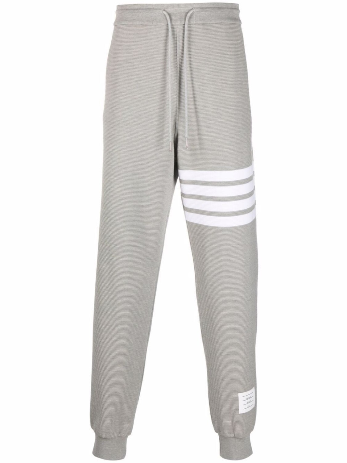 

Thom Browne спортивные брюки Ottoman с полосками 4-Bar, серый