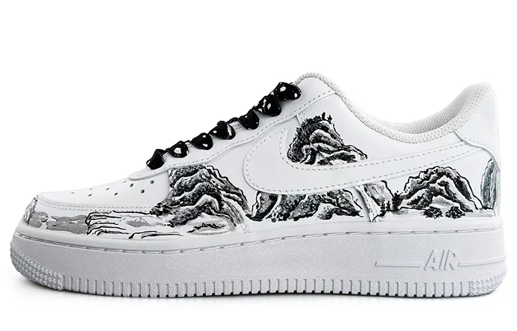 

Кроссовки Nike Air Force 1 Skateboard Shoes Men Low-Top White Black