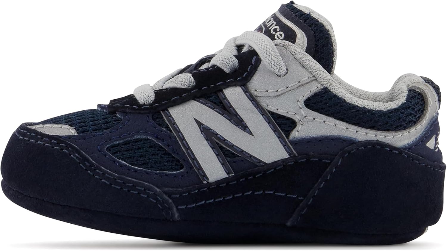 Детские кроссовки New Balance 990 V6 на шнуровке, темно-синий — фото 4