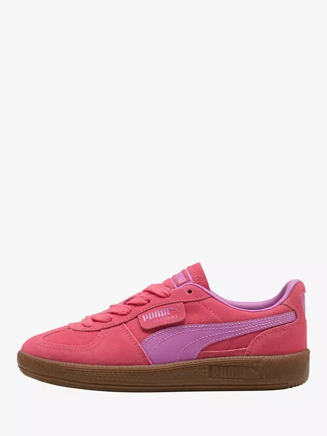 Детские кроссовки Palermo, розово-сиреневые PUMA — фото 4