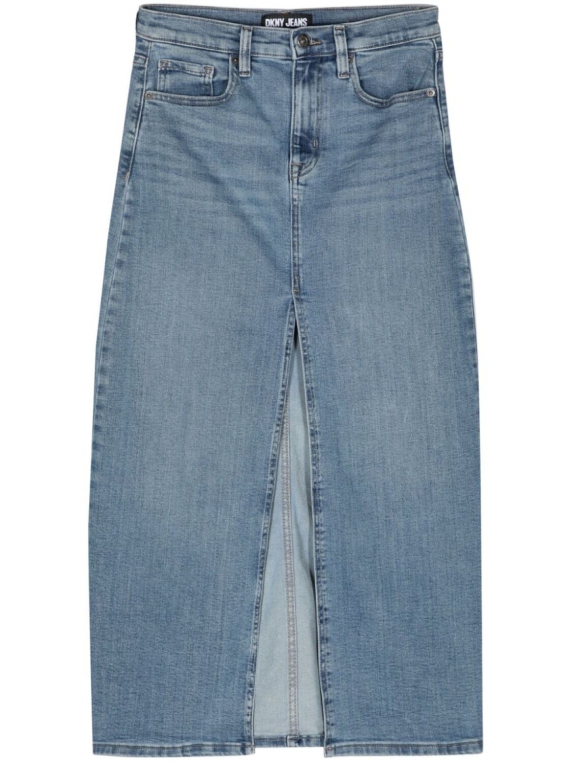 

DKNY джинсовая юбка макси с завышенной талией, синий