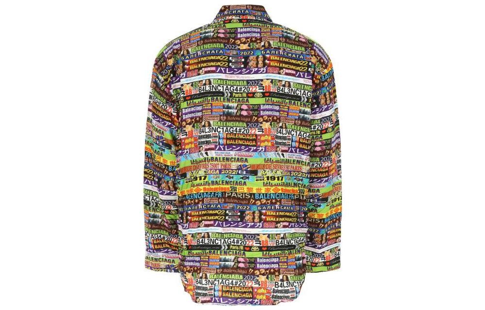 Рубашка мужская многоцветная Balenciaga, цвет Multicolor — фото 2