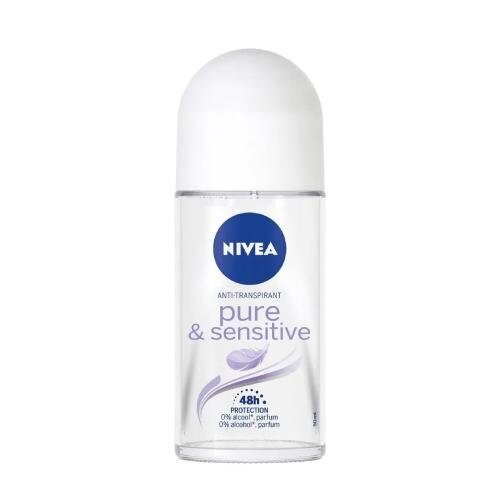 

NIVEA Pure&Sensitive шариковый дезодорант, 50мл