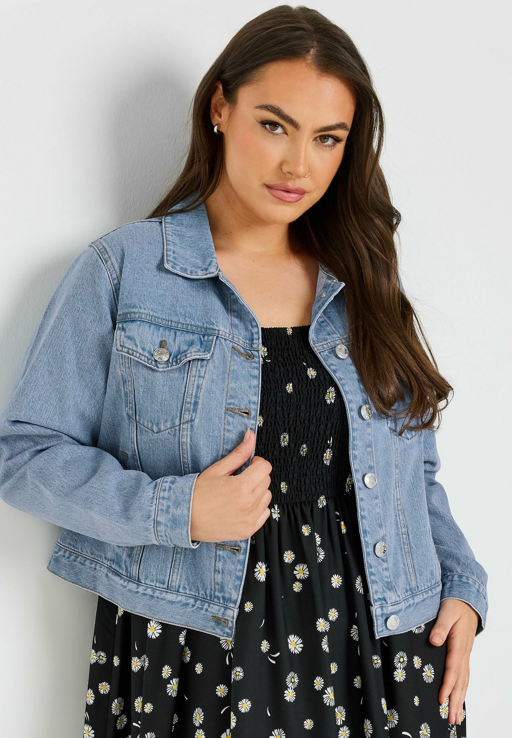

Джинсовая куртка CLASSIC Yours Clothing, синий
