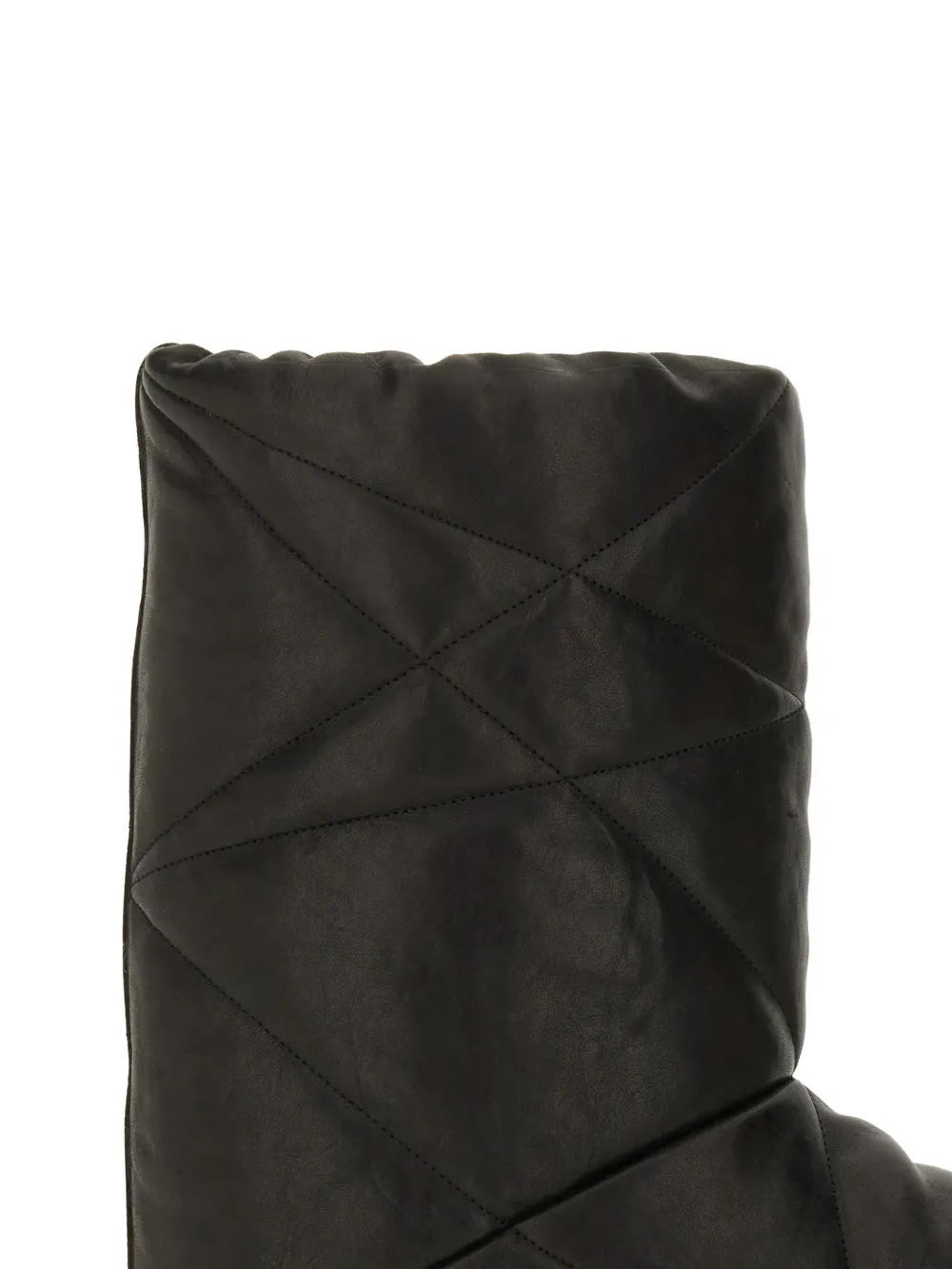Стеганые ботинки на платформе Rick Owens, черный — фото 2