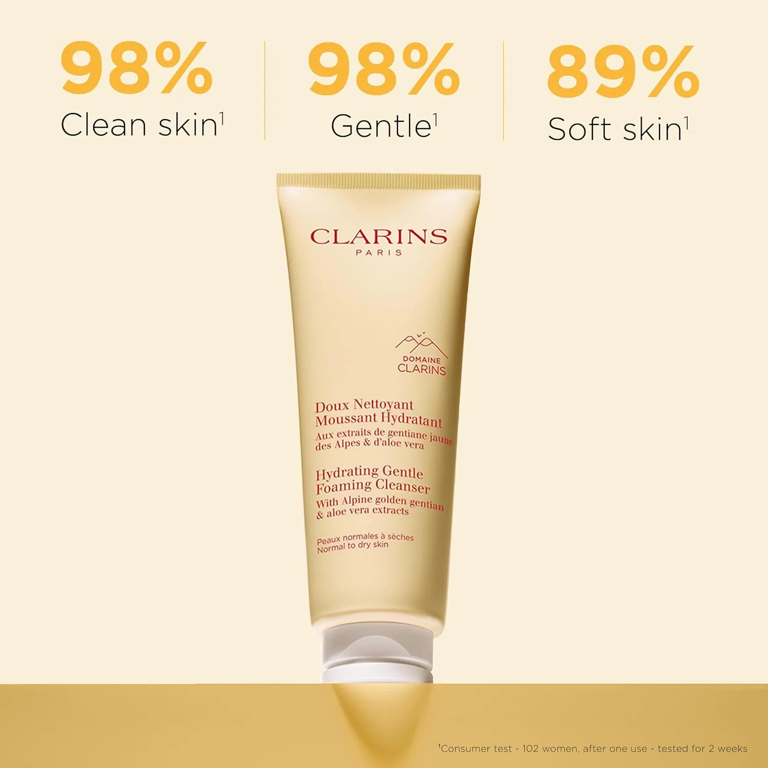 Пенка для умывания Clarins — Увлажняющая | Очищает, успокаивает и смягчает кожу | Содержит алоэ вера для усиления — фото 2