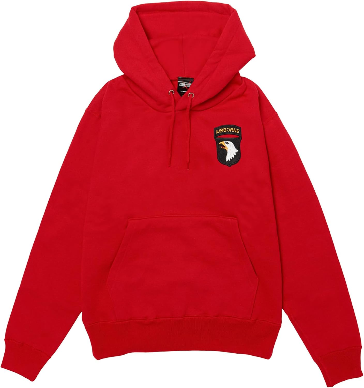 

Толстовка с капюшоном в стиле F, нашивка с гербом армии США, плотность ткани 12,4 унции, флисовая подкладка, красный цвет F-Style