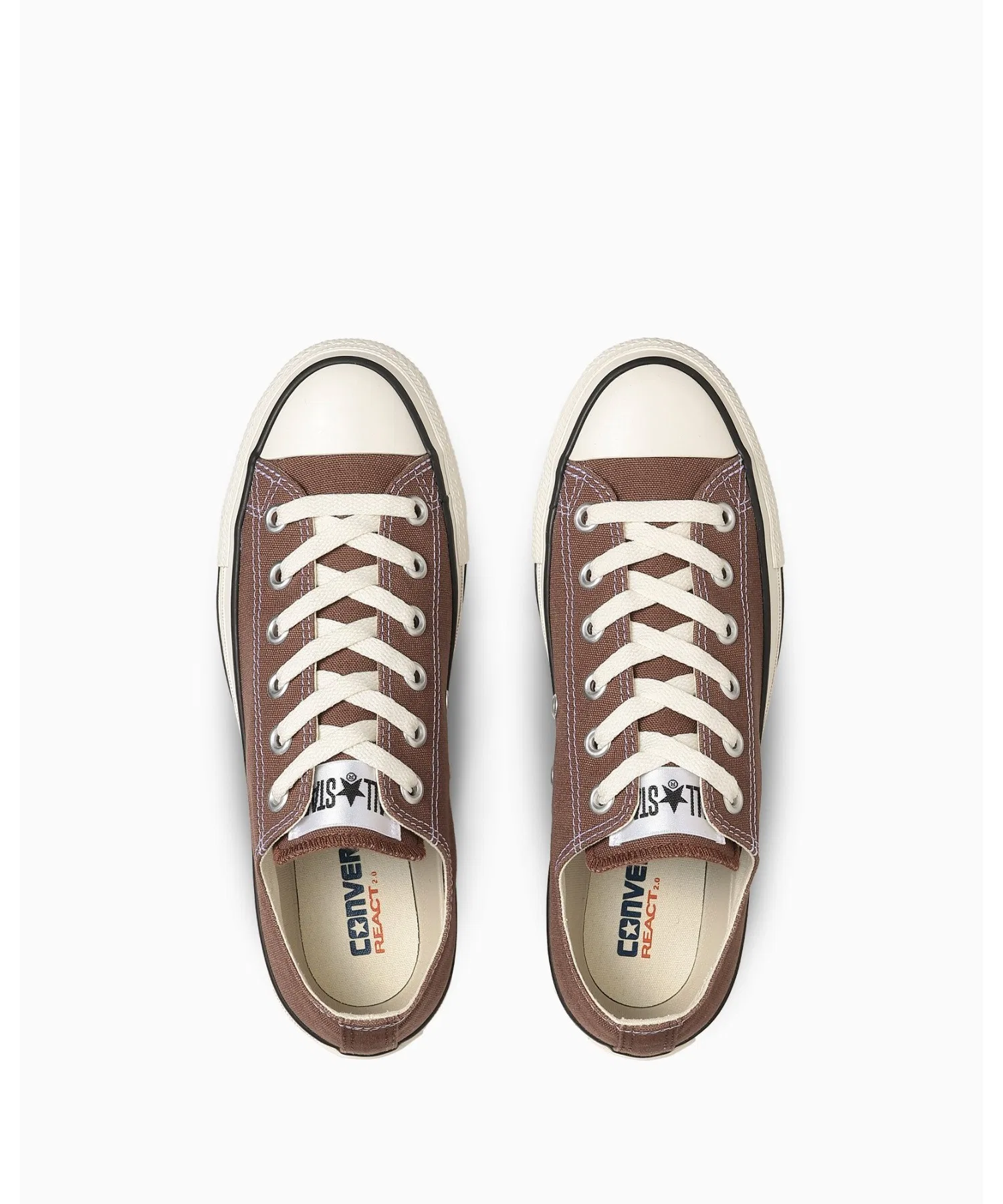 Унисекс кеды CONVERSE ALL STAR (R) OX тёмно-коричневые — фото 4