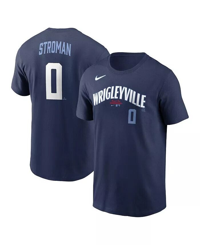 

Мужская футболка Marcus Stroman Navy Chicago Cubs City Connect с именем и номером Nike