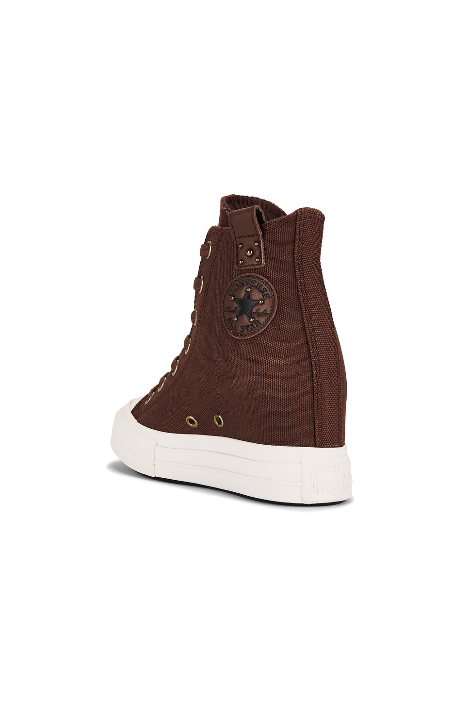 Кроссовки на танкетке Chuck Taylor All Star от Converse, red terracotta, egret & black — фото 3