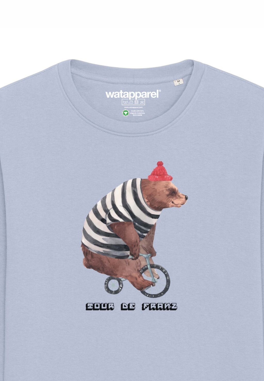

Толстовка TOUR DE FRANZ watapparel, светло-голубой
