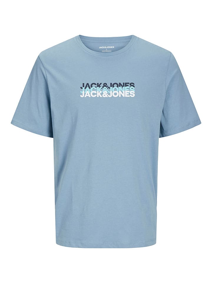 

Футболка Cyber Jack & Jones, светло-синий